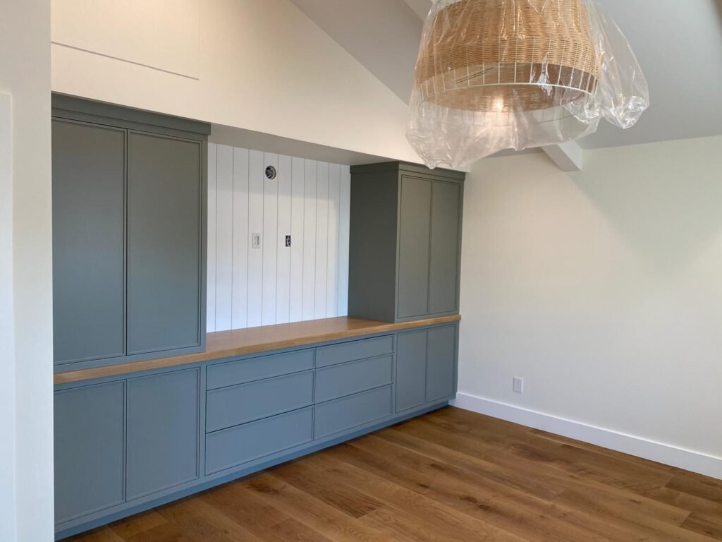 Finished interior space