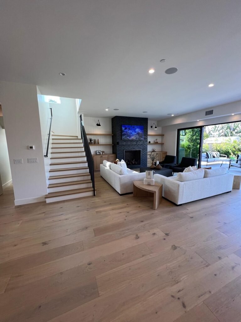 Finished interior space