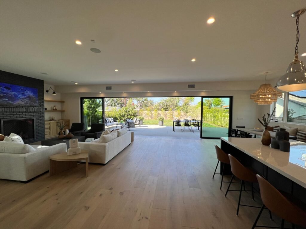Finished interior space