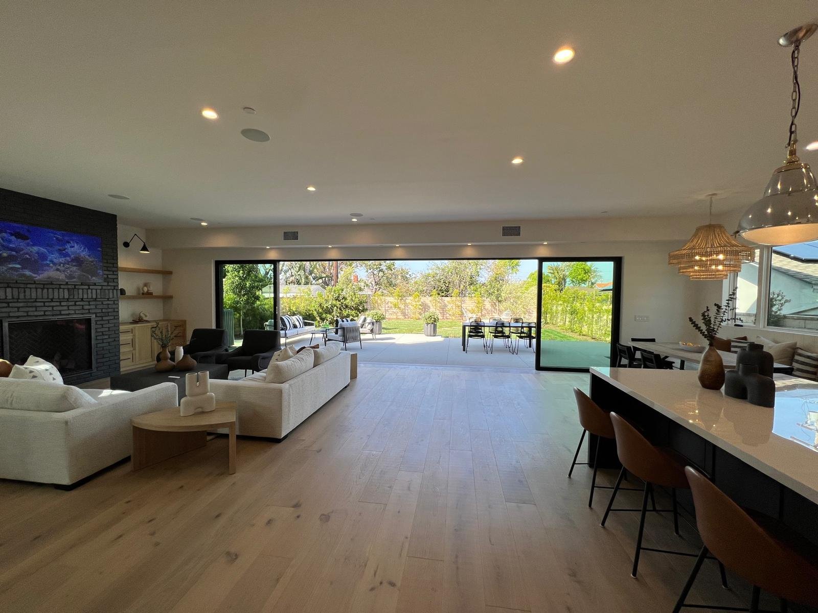 Finished interior space