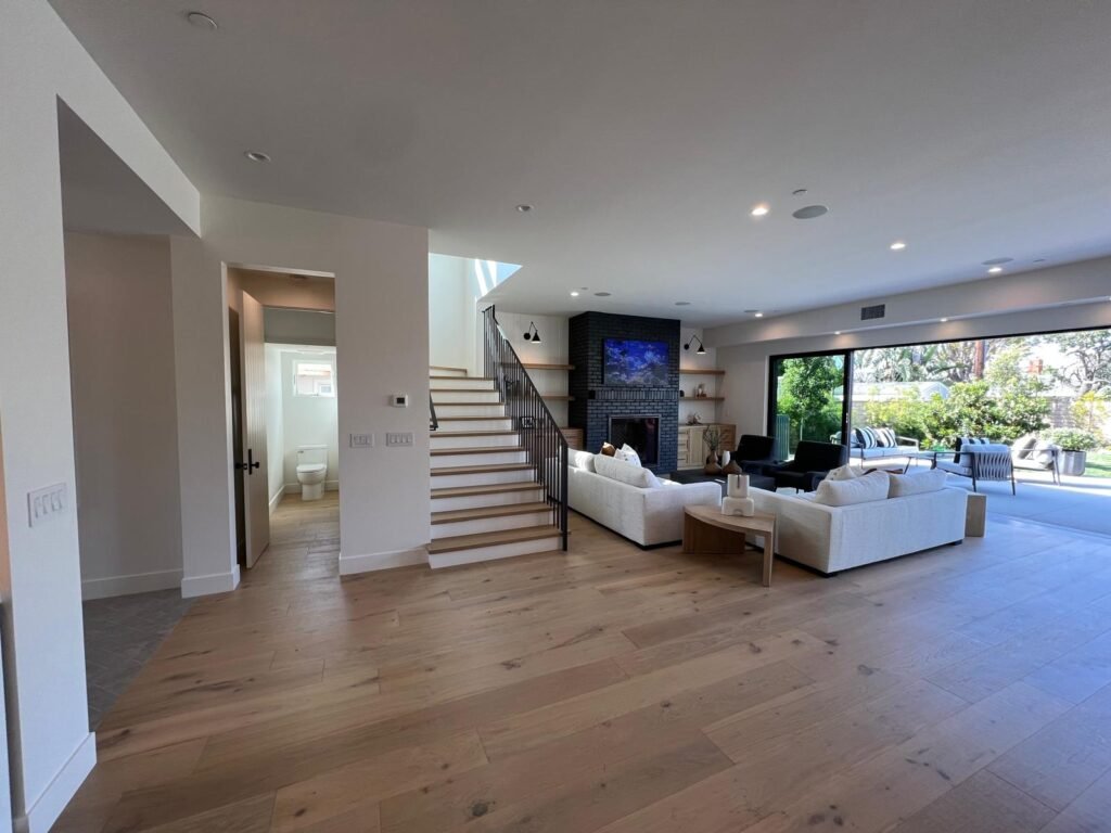 Finished interior space
